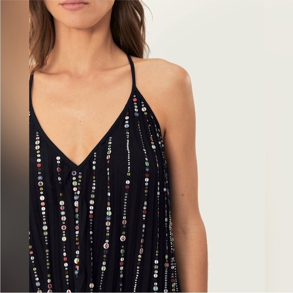 Farm Rio • V-neck sequin slip dress $398 MSRP - Picture 3 of 5
